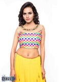 Beige Designer Stitched Blouses Get Extra 10% Discount on All Prepaid Transaction