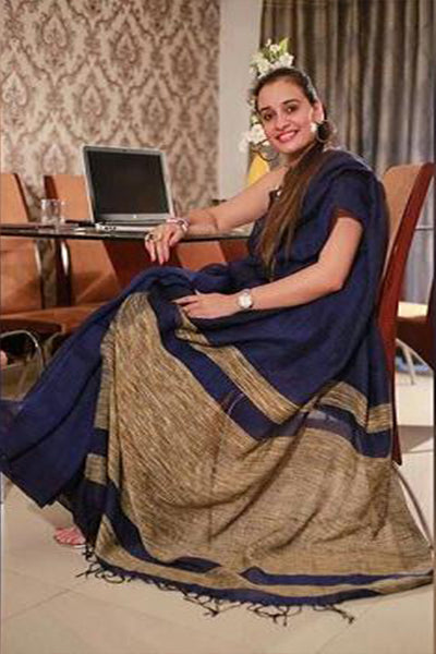 Blue Moklin Sarees