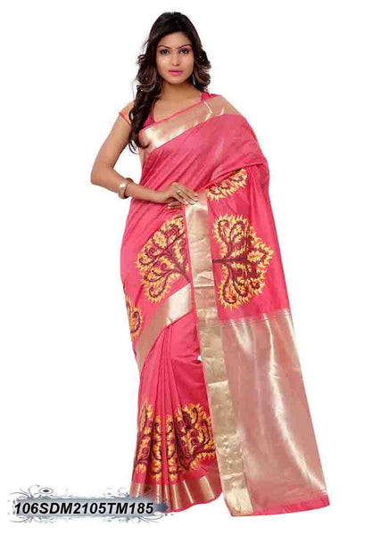 Pink Kanjivaram Silk Sarees