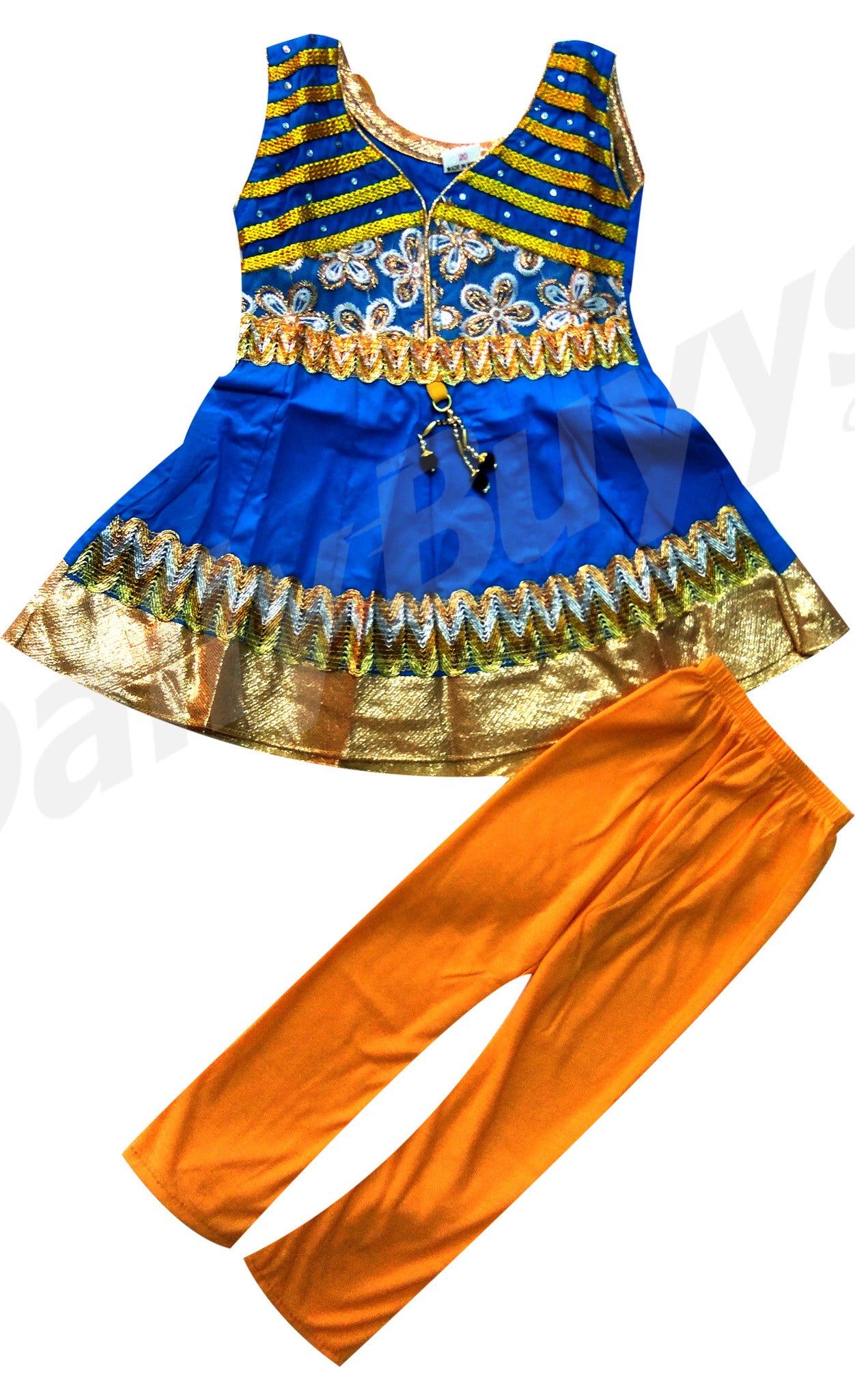 Blue Party Dress Girls Clothing