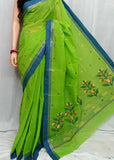 Green Pure Cotton Jamdani Sarees