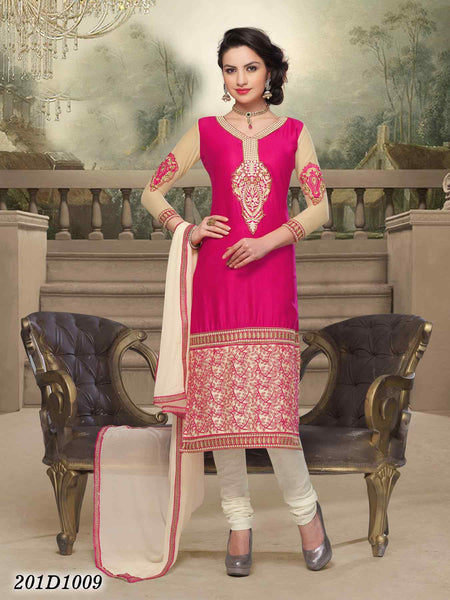 Pink White Pure Cotton Salwar