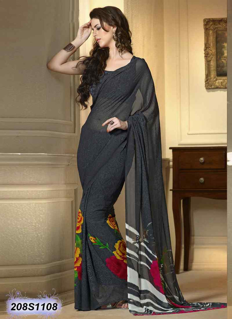 Black Georgette Sarees