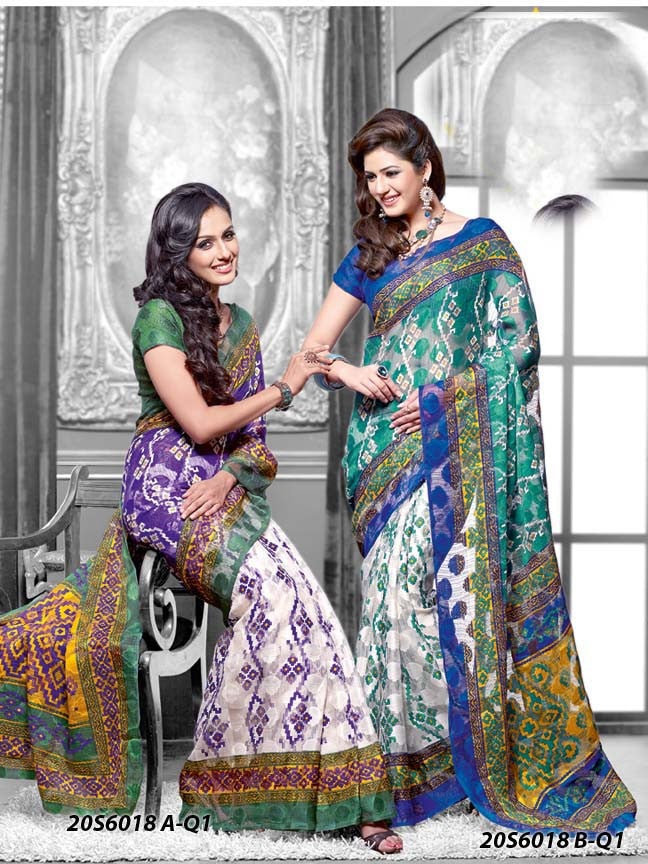 Violet Fancy Silk Sarees