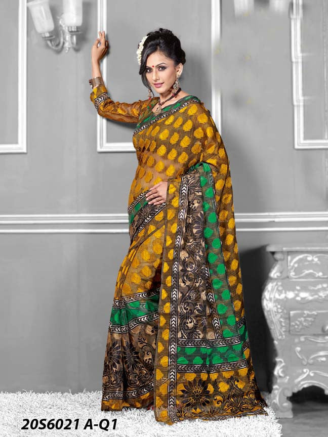 Multi Colour7 Fancy Silk Sarees