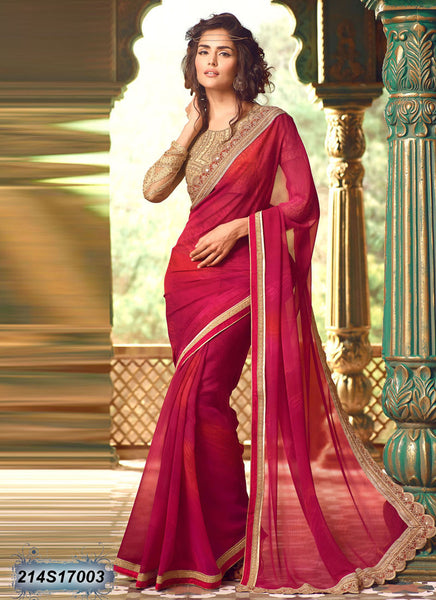 Pink Georgette Sarees