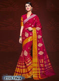 Pink & Golden  Modal Pure Cotton Gota Sarees