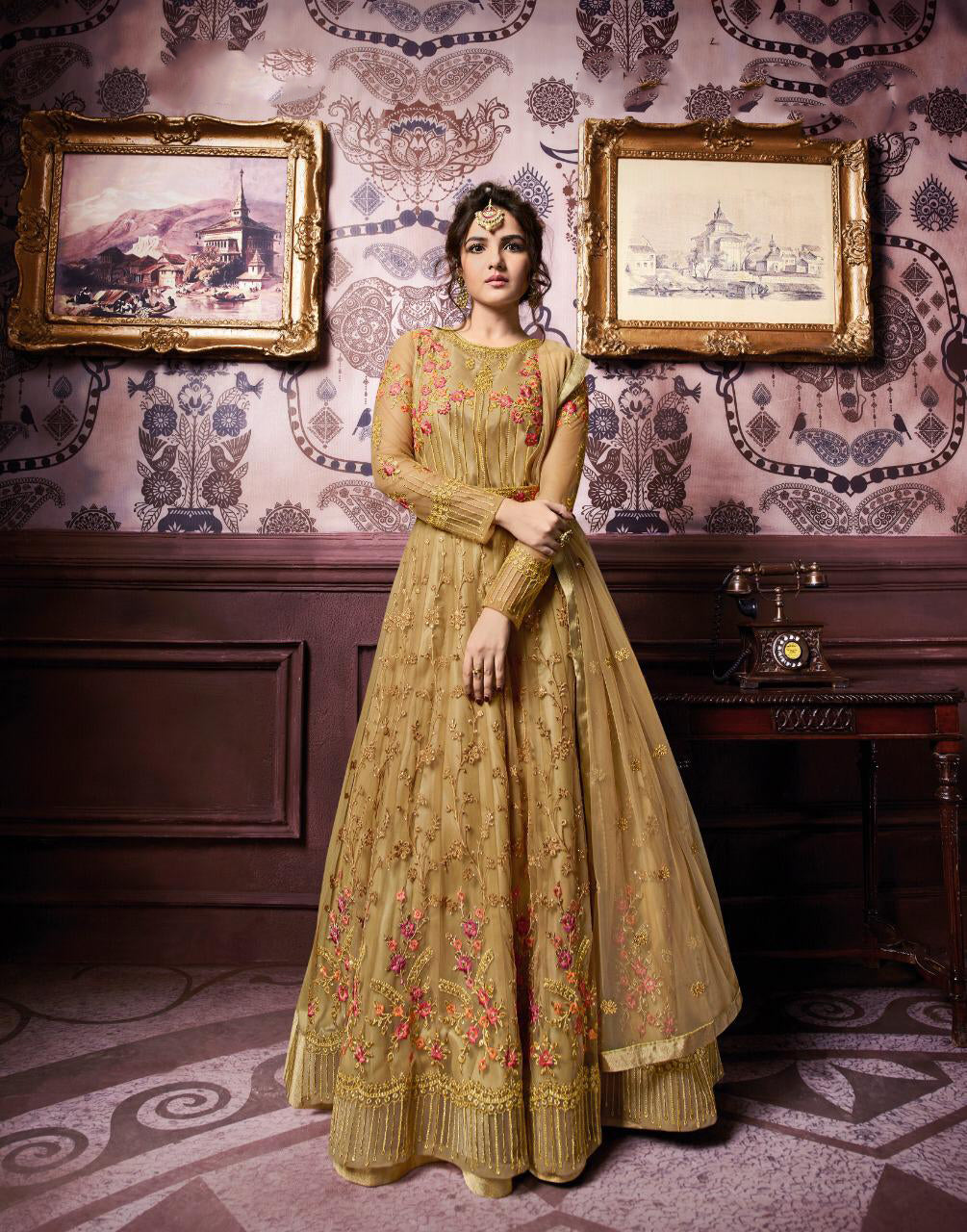 Yellow Designer Lehenga Choli