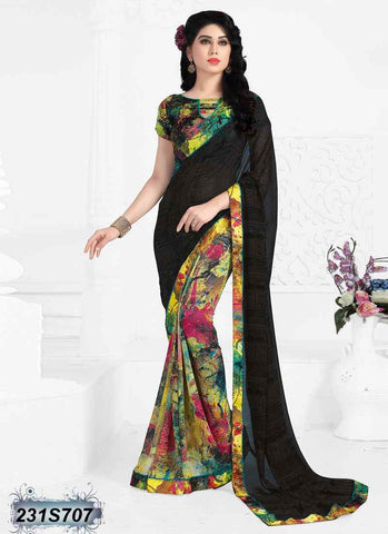 Black Georgette Sarees