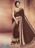 Maroon Georgette Sarees