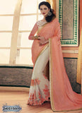 Peach Georgette Sarees