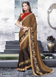 Brown Georgette Sarees