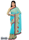 Blue Georgette Sarees