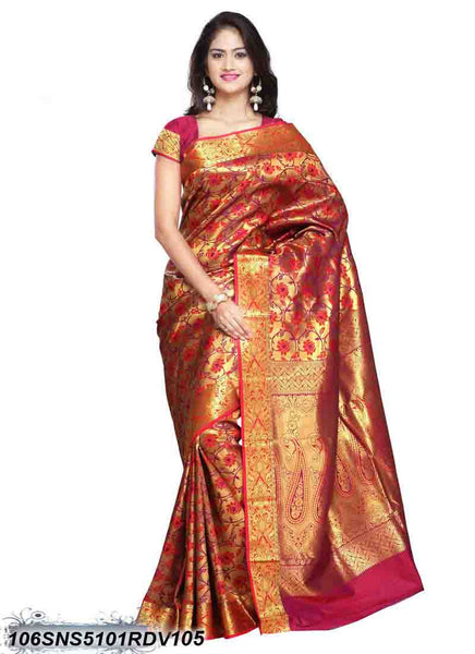 Red Kanjivaram Silk Sarees