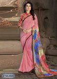 Pink Georgette Sarees