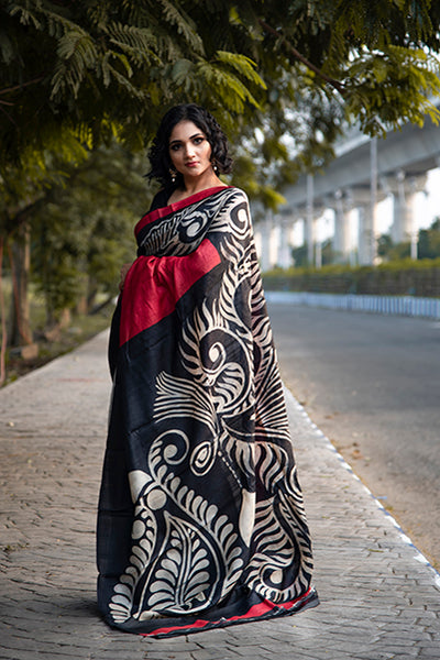 Printed Kanjivaram Pure Silk Saree Price in India, Full Specifications &  Offers | DTashion.com