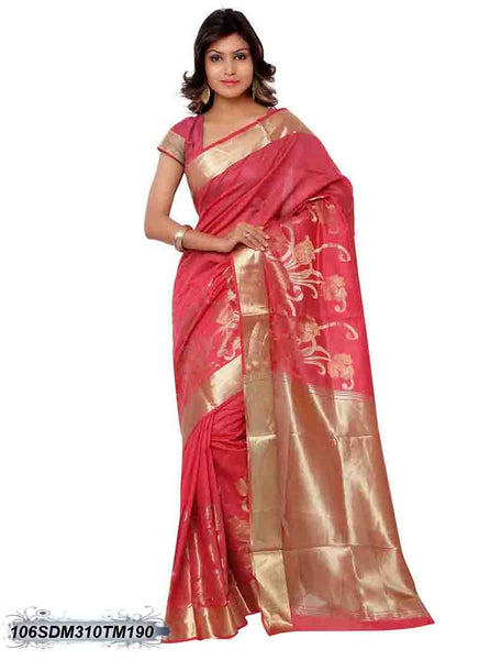 Pink Kanjivaram Silk Sarees