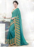 Green Georgette Sarees