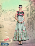 New Black & White Stitched Printed, Embroidery Kurtis
