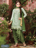 Light & Dark Green UnStitched Pure Cotton Salwar