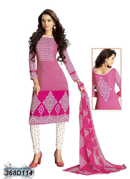 Pink Crepe Salwar