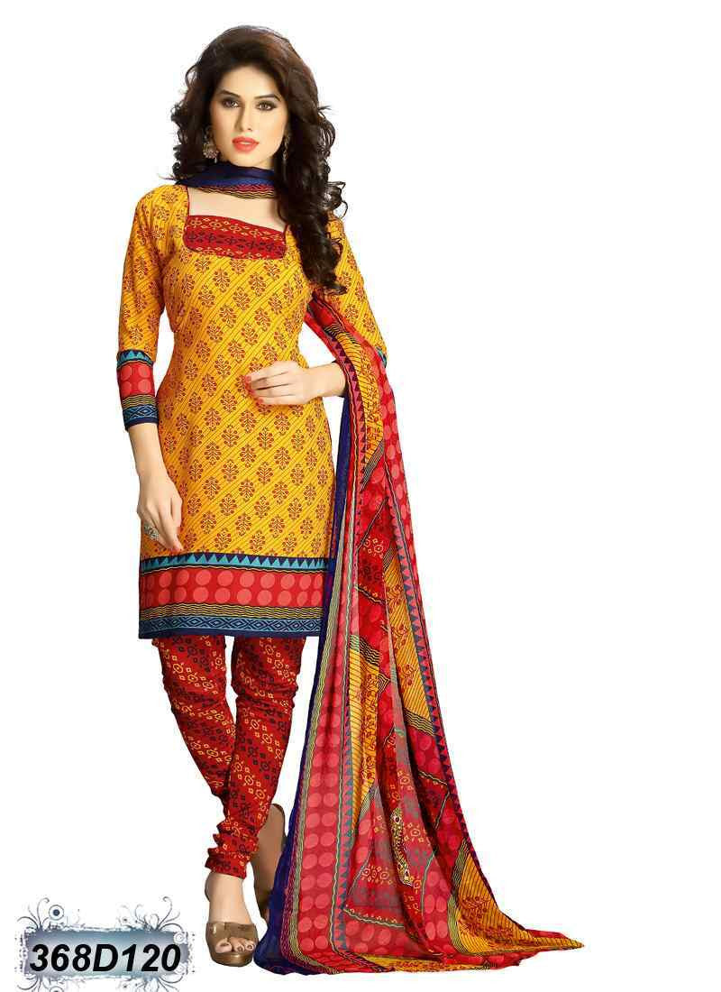 Yellow Crepe Salwar