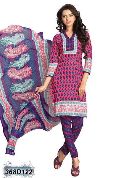 Dark Pink Crepe Salwar