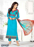 Blue Glace Pure Cotton Salwar