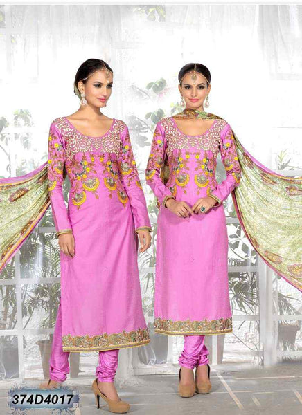 Pink Glace Pure Cotton Salwar