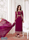 Purple Georgette Salwar