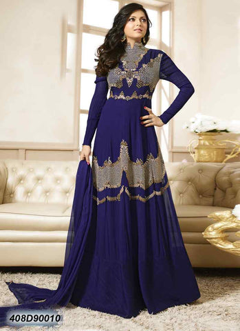 Violet Georgette Salwar