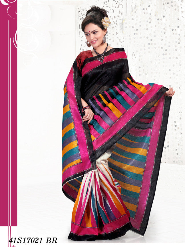 Multi Colour3 Banarasi Silk Sarees