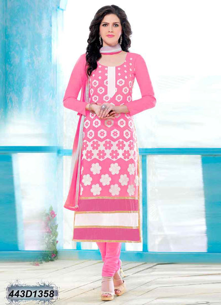 Pink Glace Pure Cotton Salwar