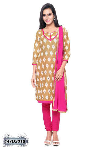 Beige & Pure Cotton Salwar Get Extra 10% Discount on All Prepaid Transaction