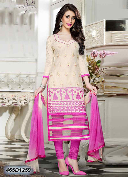 Stunning Beige Pure Cotton Salwar
