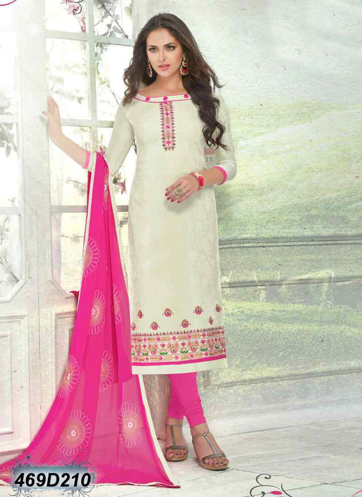 Nice White Brasso Pure Cotton Salwar