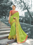 Green Georgette Sarees