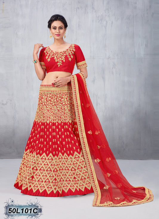 Red Designer Lehenga Choli