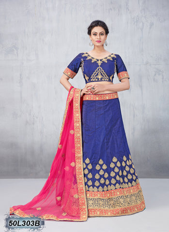 Blue Designer Lehenga Choli