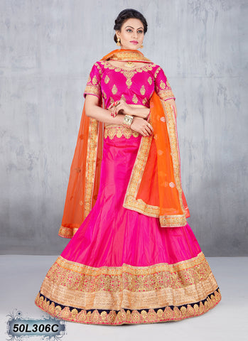 Pink Designer Lehenga Choli