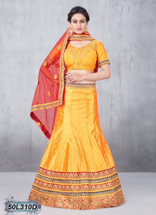 Yellow Designer Lehenga Choli