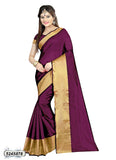 Purple Poly Silk Sarees