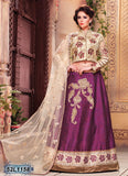 Purple Beige Designer Lehenga Choli