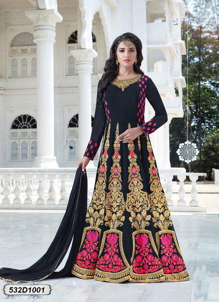 Black Georgette Salwar