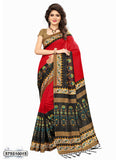 Red, Black, Poly Silk Sarees