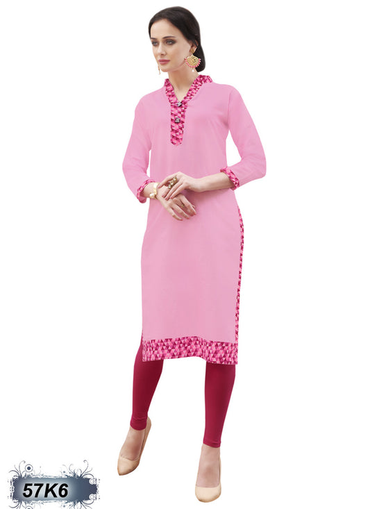 New Pink  Office Kurtis