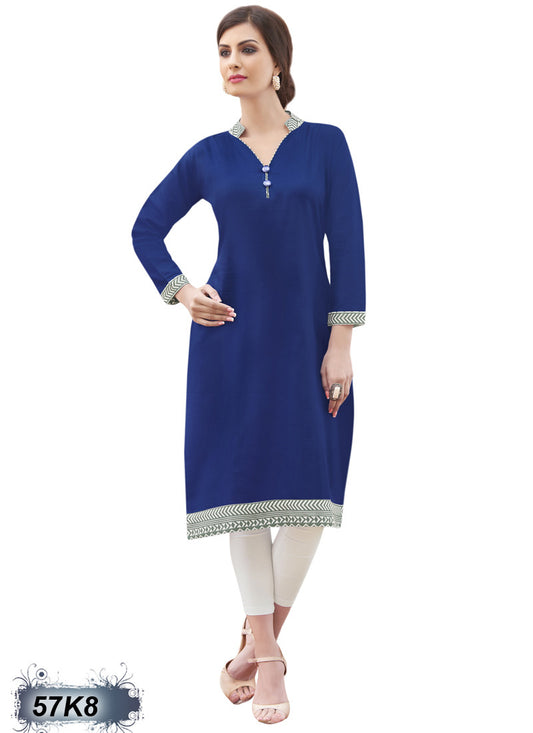 New Navy Blue Office Kurtis