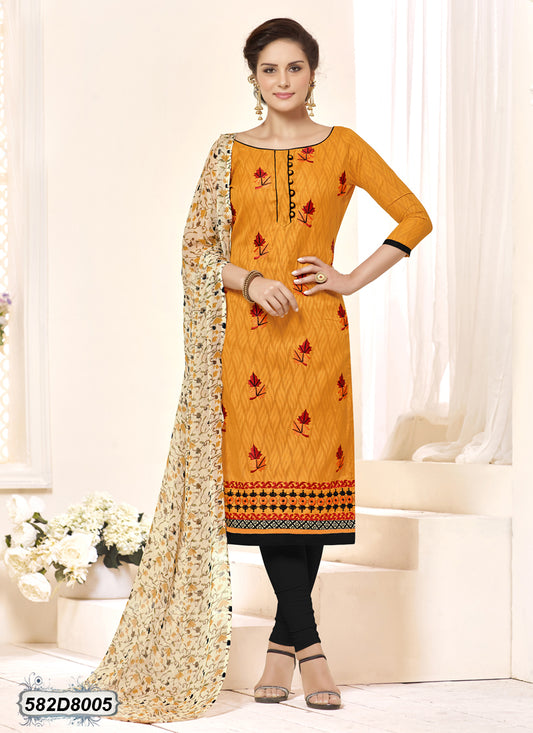 Yellow,Black Brasso Salwar