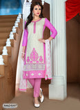 White Pink Pure Cotton Salwar Get Extra 10% Discount on All Prepaid Transaction