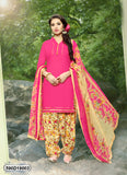 Pink Beige Pure Cotton Salwar Get Extra 10% Discount on All Prepaid Transaction
